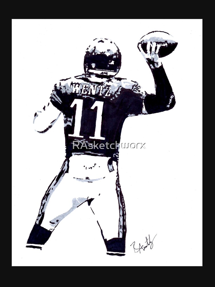 Carson Wentz Premium T-Shirt for Sale by RAsketchworx