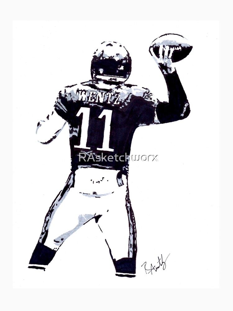 Carson Wentz Premium T-Shirt for Sale by RAsketchworx