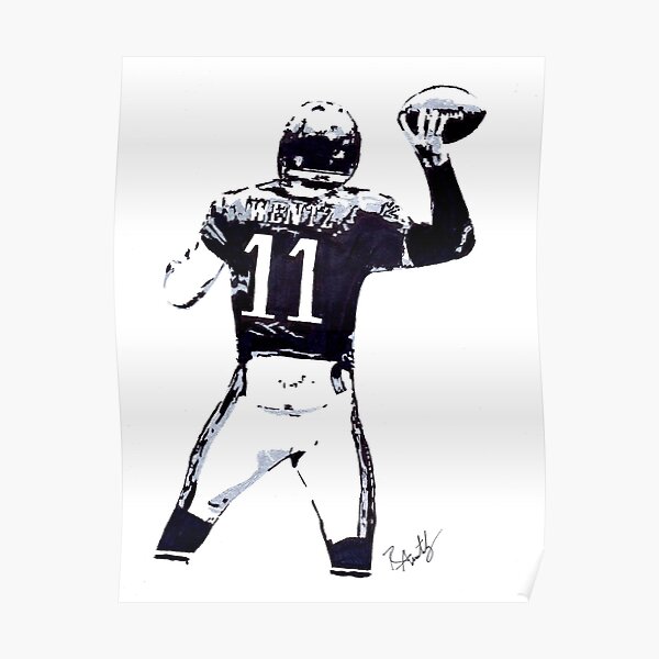 Philadelphia Eagles - Carson Wentz 16 Poster Print - Item