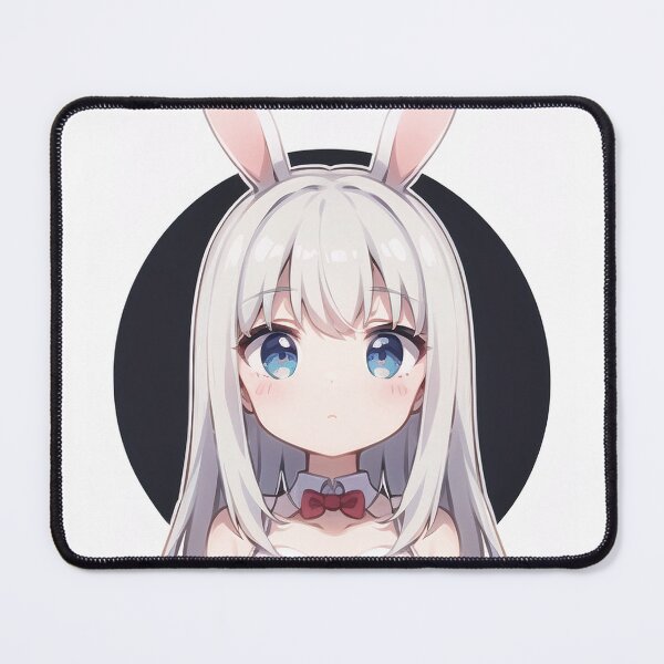 Item preview, A Cute Bunny Girl Sticker Very Kawaii Beautiful designed and sold by HikariAtelier.