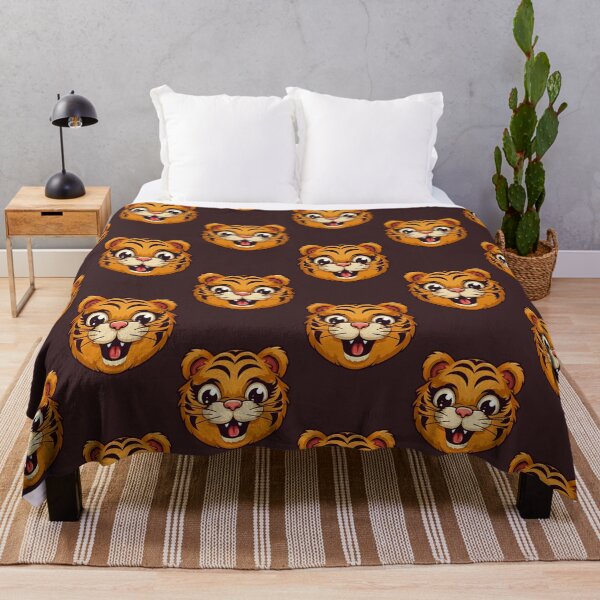 Item preview, tiger emoji designed and sold by Quiki.