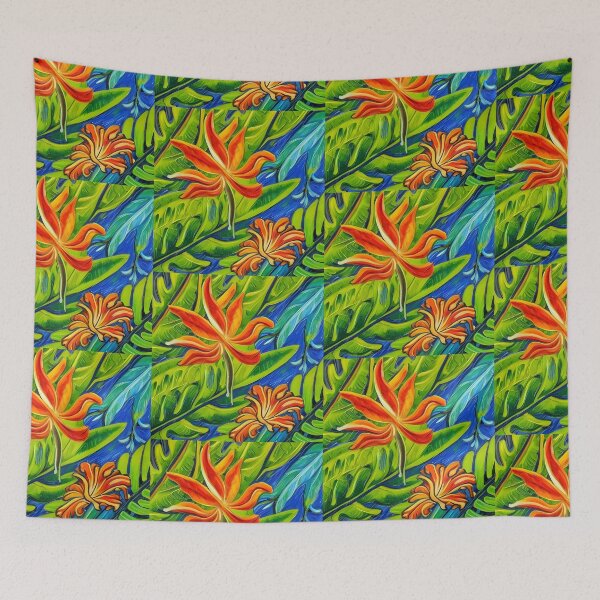 Item preview, Tropical Flowers One designed and sold by blakcirclegirl.
