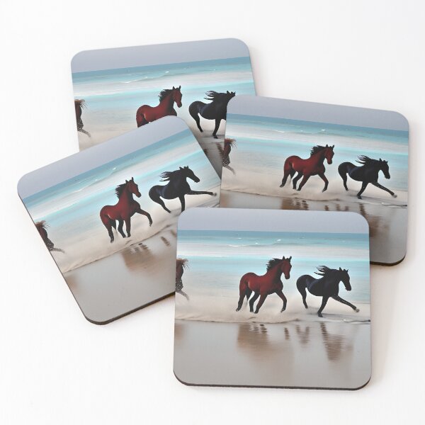 Item preview, Painted Wild Horses designed and sold by Poetic Patterns Studio.