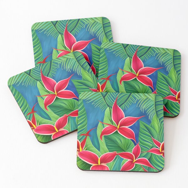 Item preview, Tropical Flowers Four designed and sold by blakcirclegirl.