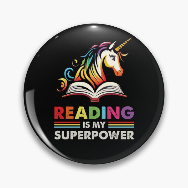 Item preview, Reading is my superpower designed and sold by BuxomBabe21.