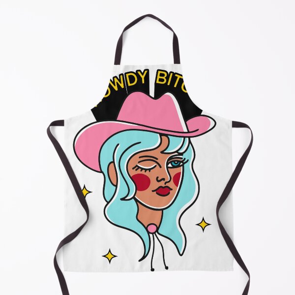 Item preview, Howdy Bitch! American Traditional Cowgirl illustration designed and sold by sungirlgraphics.
