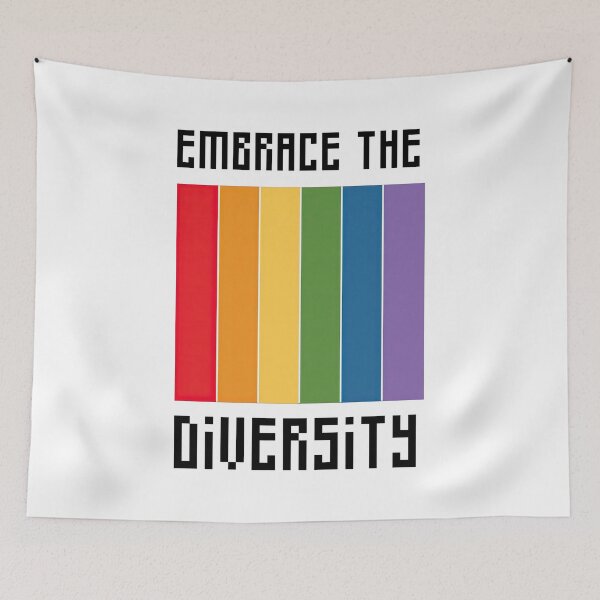 Item preview, Embrace the Diversity - LGBTQ+ Pride designed and sold by Jovu.