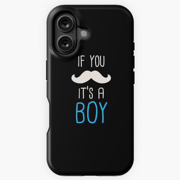Item preview, If You Must Ask It's A Boy Mustache Baby designed and sold by 14thFloor.