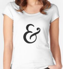 Classic Ampersand Women's Fitted Scoop T-Shirt
