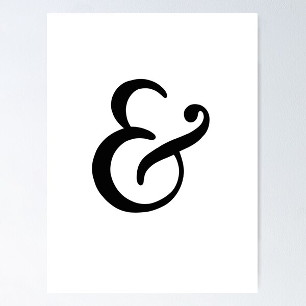 Item preview, Classic Ampersand designed and sold by ssarahalbanesee.