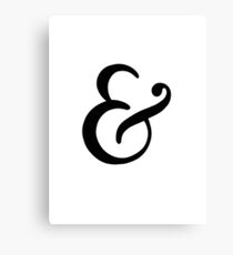 Classic Ampersand Canvas Print
