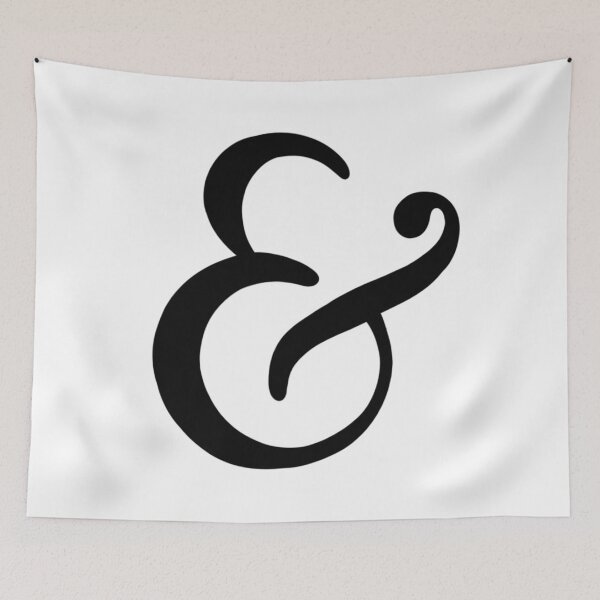 Item preview, Classic Ampersand designed and sold by ssarahalbanesee.