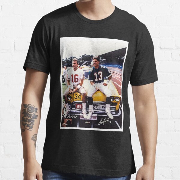 Vintage Joe Montana And Dan Marino Shirt, Custom prints store