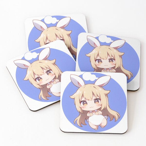 Item preview, A Cute Bunny Girl Sticker Very Kawaii Beautiful designed and sold by HikariAtelier.