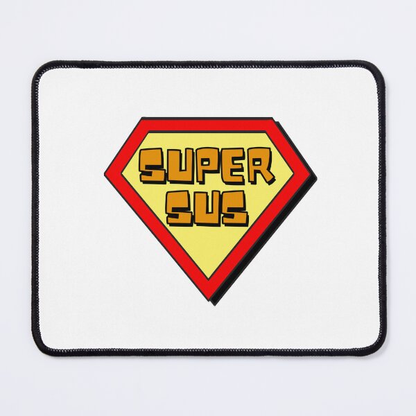 Item preview, Super Sus hero emblem  designed and sold by BusyMonkeys.