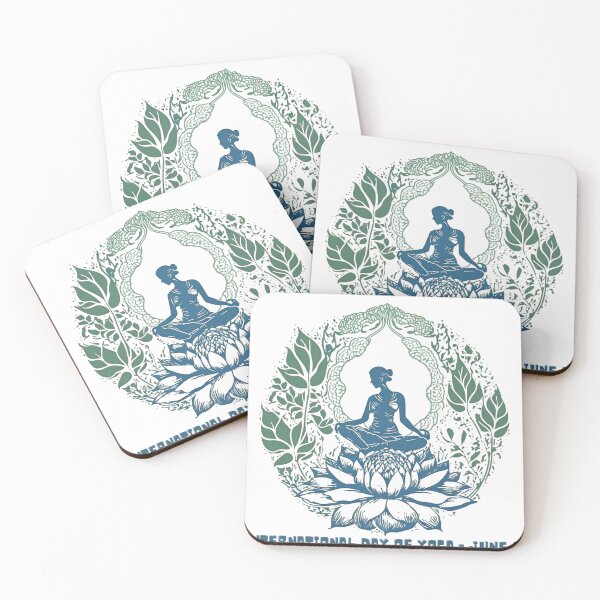 Item preview, International Day of Yoga designed and sold by InStickers.