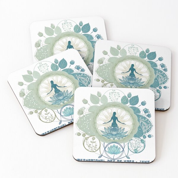 Item preview, International Day of Yoga designed and sold by InStickers.