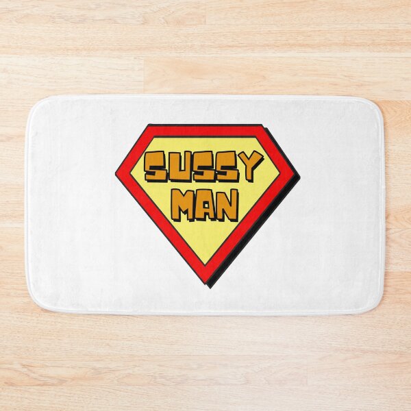 Item preview, sussy man hero emblem  designed and sold by BusyMonkeys.