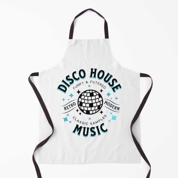 Item preview, DISCO HOUSE - Retro Modern Disco Ball (Black/Blue) designed and sold by Discothreadz.