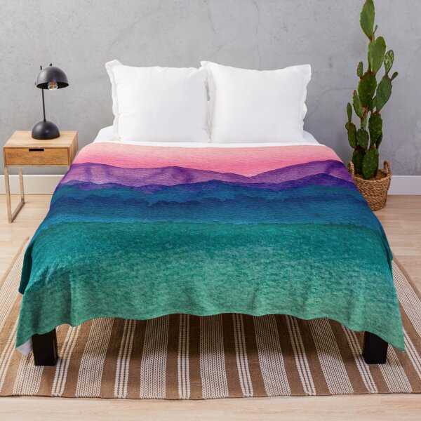Item preview, Alpine Glow Mountain Landscape designed and sold by Sockstomistic.