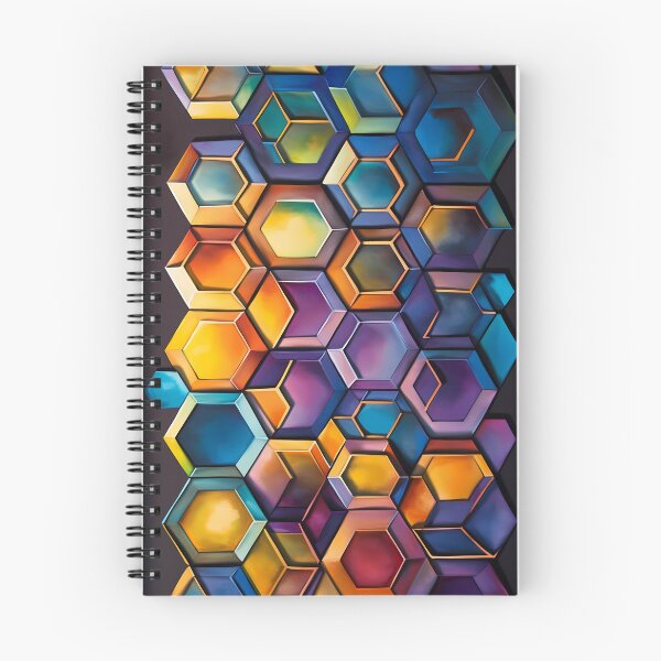 Item preview, Trippy Sunset Honeycomb Pattern designed and sold by thatmacko.