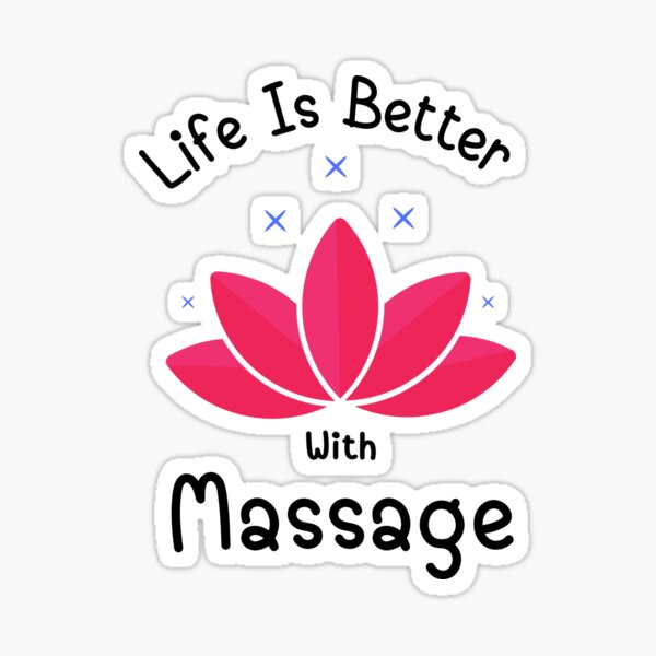 Aperçu de l'œuvre La vie est meilleure avec un massage créée et vendue par Essam-ik.