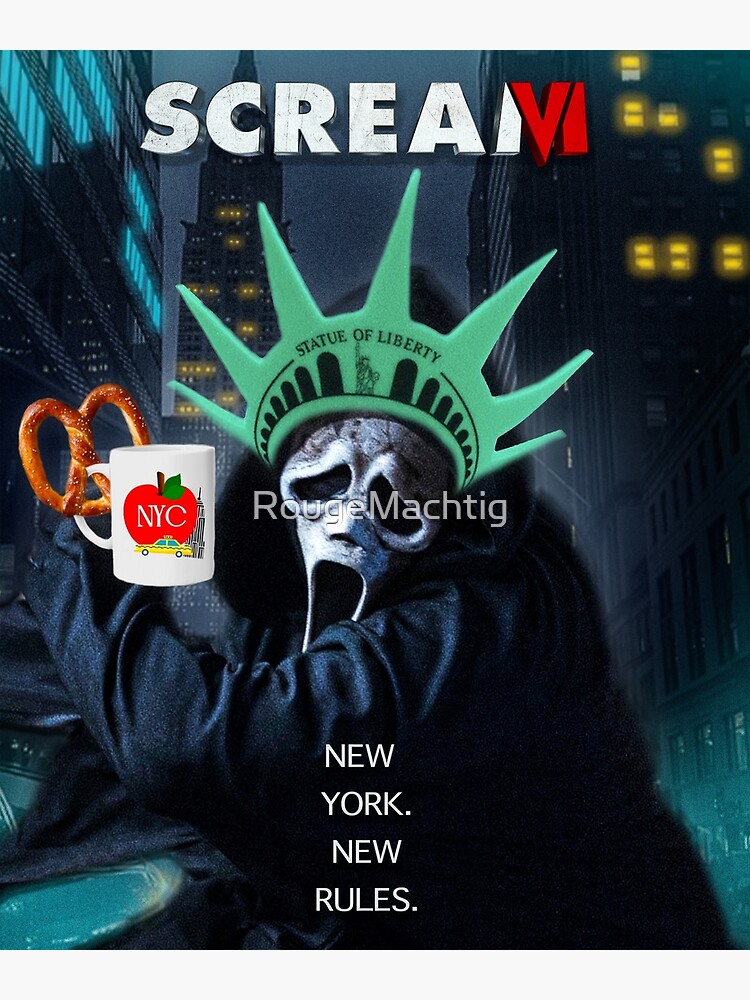 The Statue of Liberty Is Ghostface On Official 'Scream VI' Poster