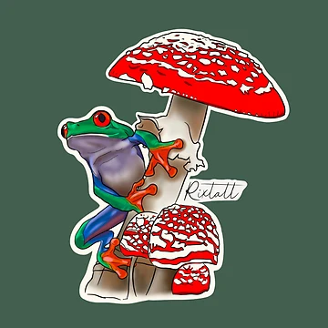 Artwork thumbnail, Red Eyed Tree Frog by RixTatt by RixTatt