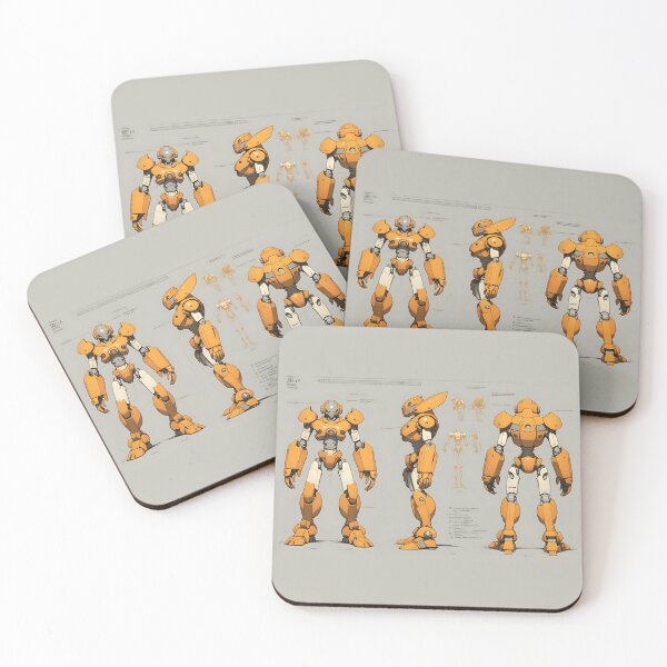 Item preview, The Ultimate Model Sheet for an Adorable Robot Character designed and sold by Sticker-by-Mia.
