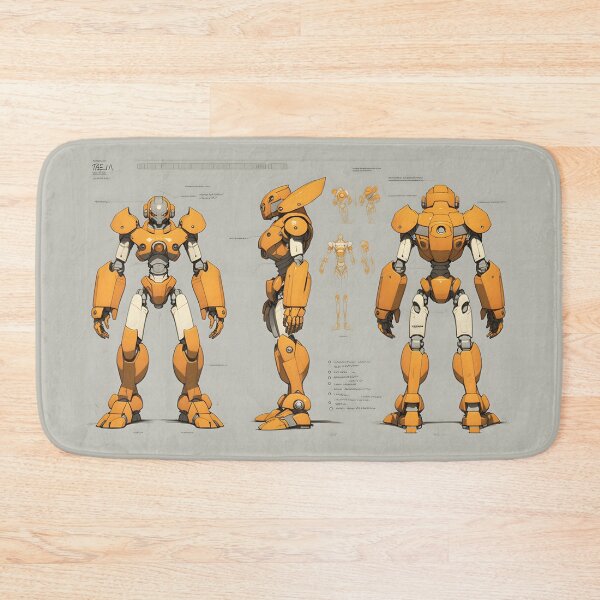 Item preview, The Ultimate Model Sheet for an Adorable Robot Character designed and sold by Sticker-by-Mia.
