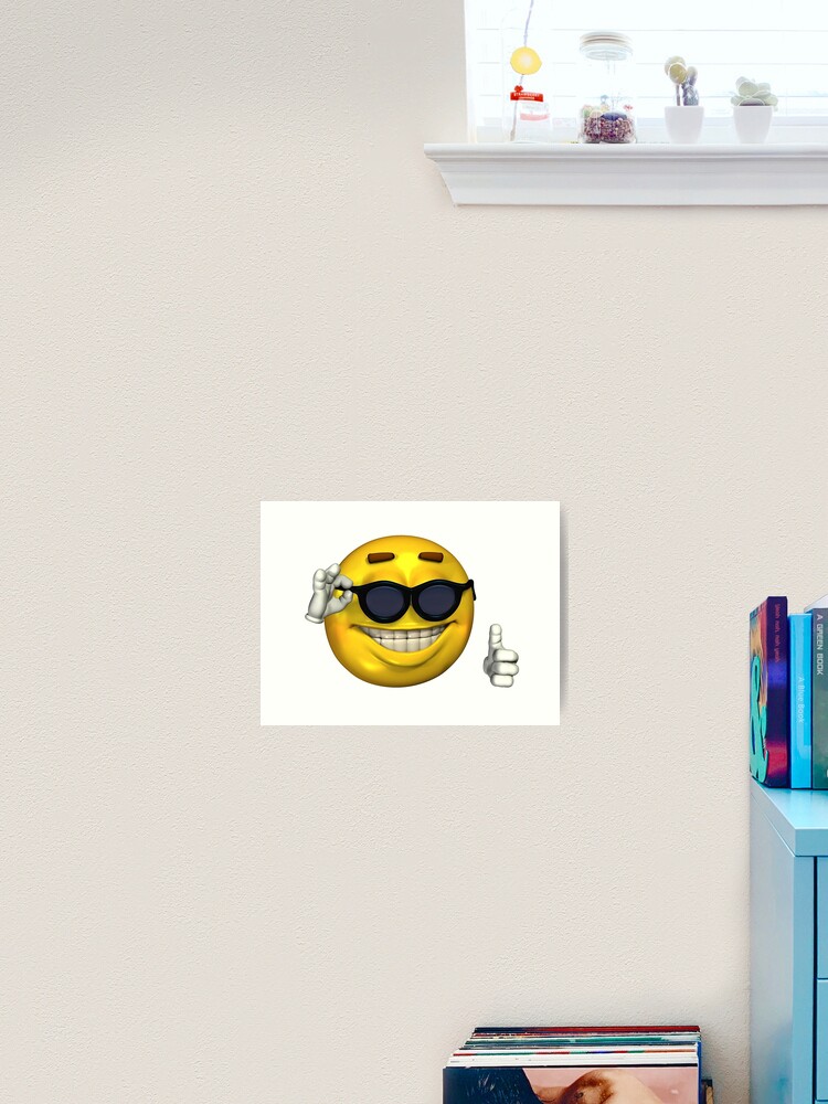 Ironic Thumbs Up Emoji | Sticker