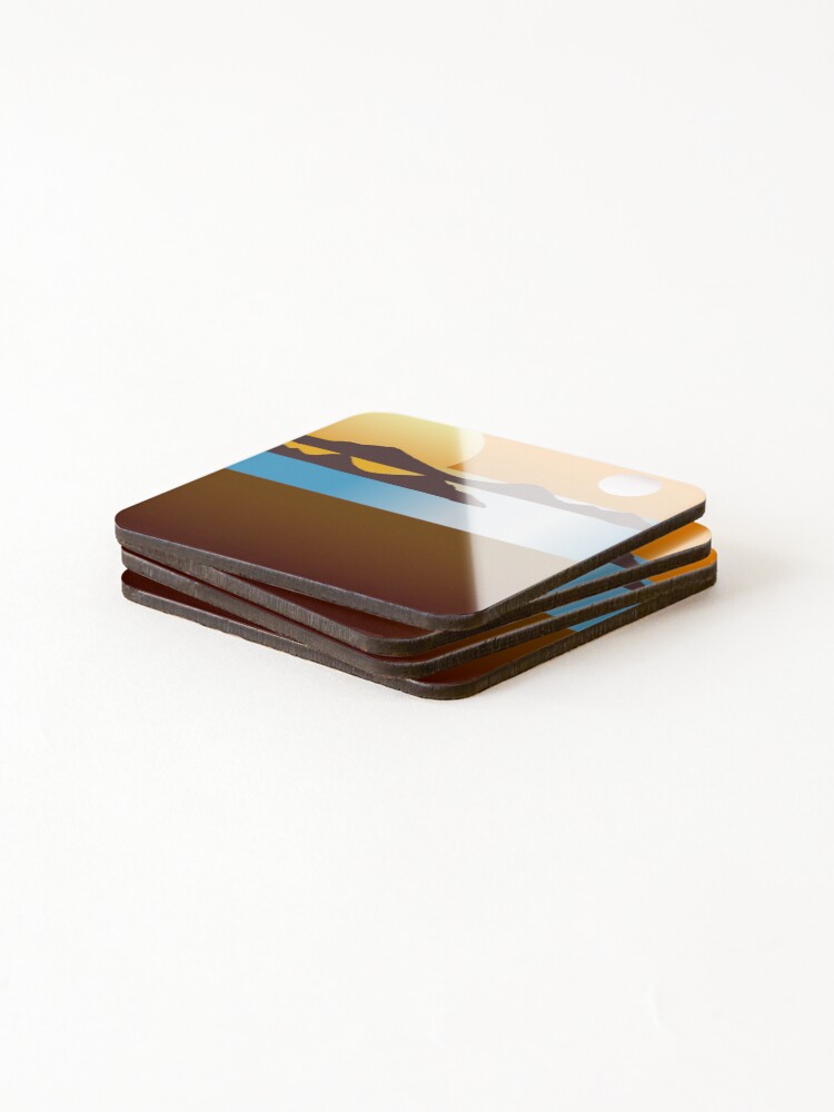 Thumbnail 4 of 5, Coasters (Set of 4), Another Place In SpaceTime designed and sold by RGSMOOTHFINGER.