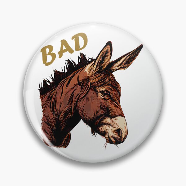 Item preview, Funny Bad Ass Donkey logo for Men and Women. designed and sold by Richard Montag.