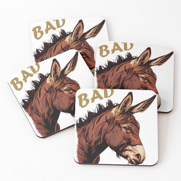 Item preview, Funny Bad Ass Donkey logo for Men and Women. designed and sold by Richard Montag.
