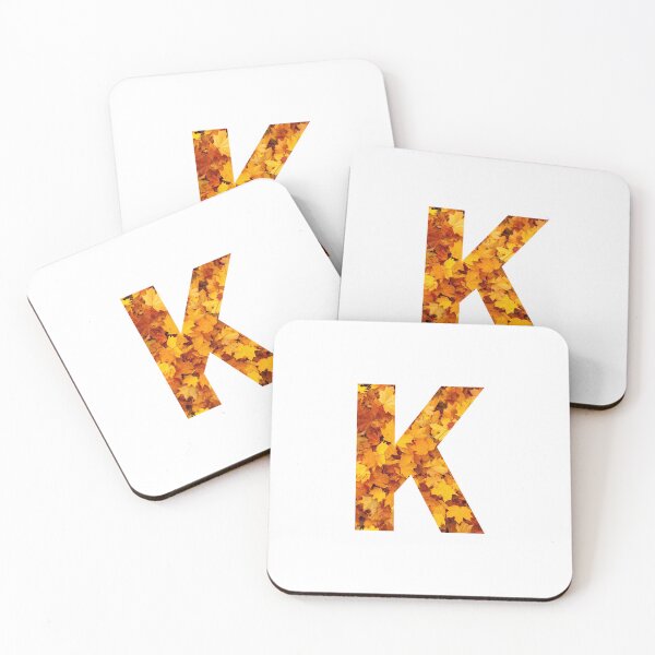 Artikelvorschau, Herbstbuchstabe K Aufkleber entworfen und verkauft von iNeedLetters.