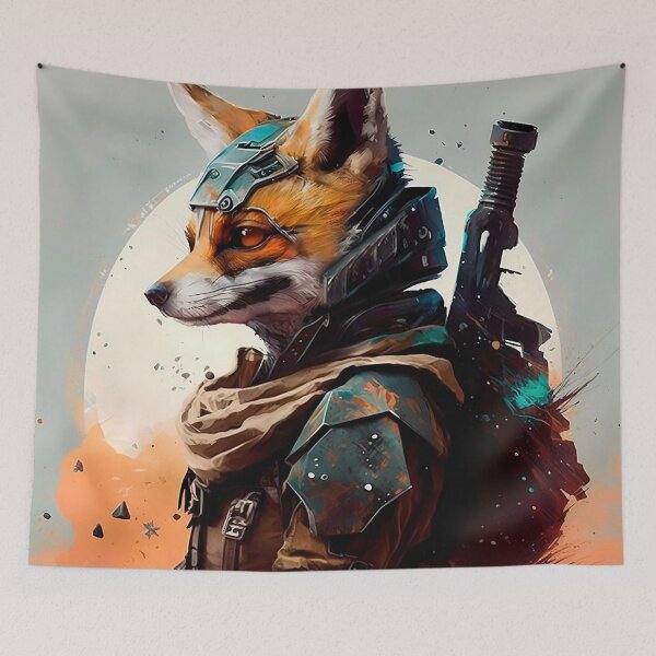 Item preview, cybernetic android fox designed and sold by Kataigida.