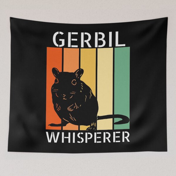 Item preview, Gerbil Whisperer Gerbil Owner Funny gift for Gerbil Lovers designed and sold by MouDantArts.