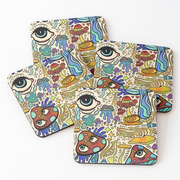 Item preview, Psychedelic Pattern Print designed and sold by TapiocaPo.