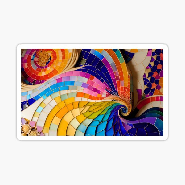 Item preview, Mosaic Spain Gaudi trencadis style designed and sold by LolioGifts.