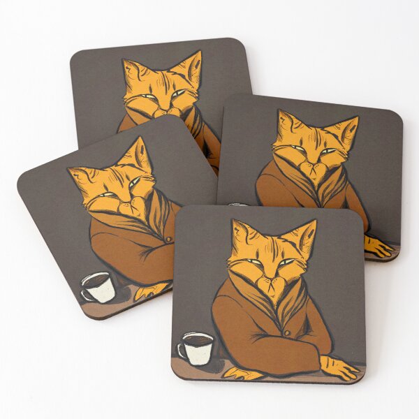 Item preview, A Gentleman’s Morning Coffee designed and sold by TheCattercat.