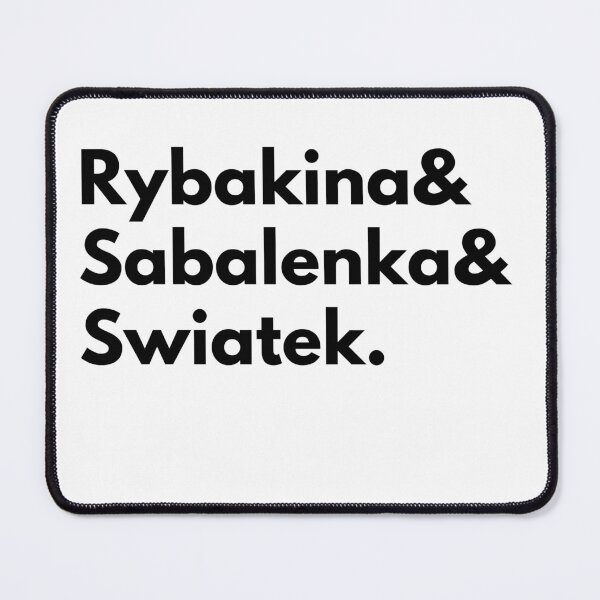 Item preview, Rybakina and Sabalenka and Swiatek  designed and sold by AissTee.