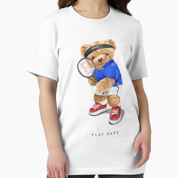 Vista previa del artículo con la obra «Juega duro - Cool Bear Merch», diseñado y vendido por Froyd Wess.