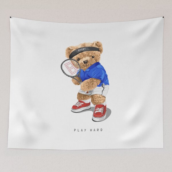 Item preview, Play Hard - Cool Bear Merch designed and sold by Froyd Wess.