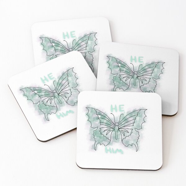 Item preview, He/Him Pronoun Butterfly designed and sold by alessia-sara.