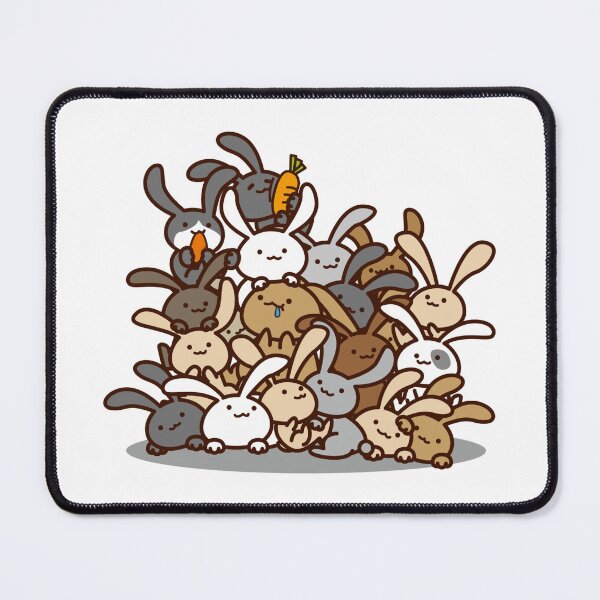 Item preview,  Cute Bunny Pile doodles designed and sold by aliciabutterfly.