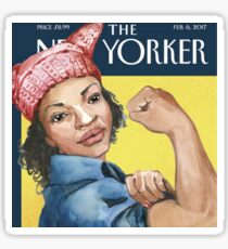 the new yorker- women's march Sticker
