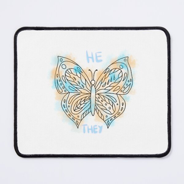 Item preview, He/They Pronoun Butterfly designed and sold by alessia-sara.