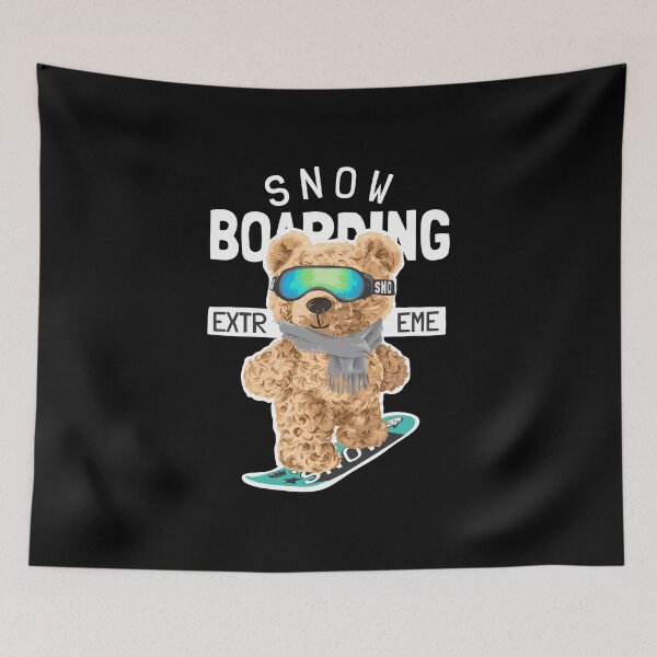 Item preview, Snow Boarding - Cool Bear Merch designed and sold by Froyd Wess.
