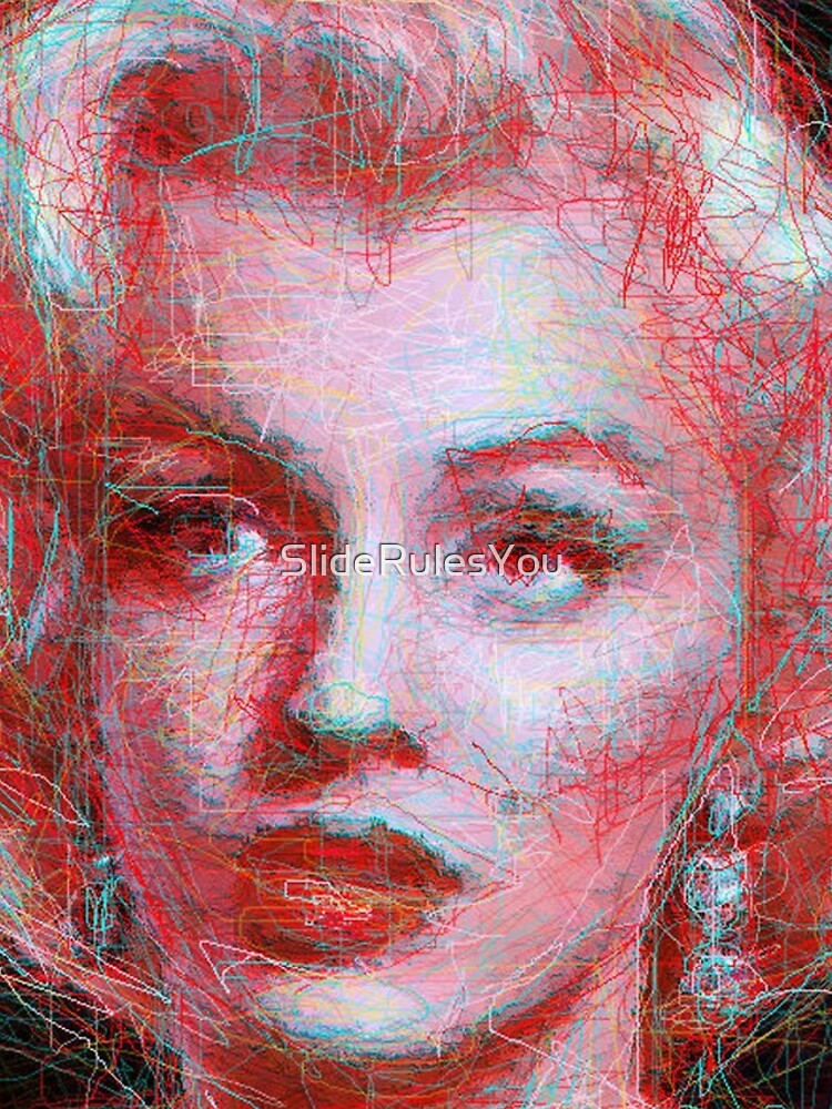 ScribbleMarilyn by SlideRulesYou