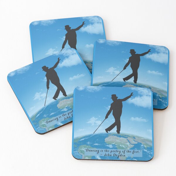Item preview, Tap Dancing on top of the world, quote "Dancing is the poetry of the foot" designed and sold by NurturingSpirit.